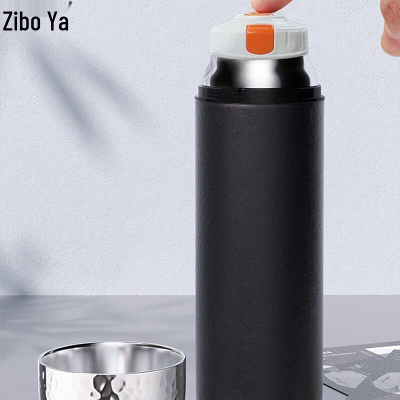 ZBY 316 Stainless Steel Hammered Tea Infuser Insulated Mug