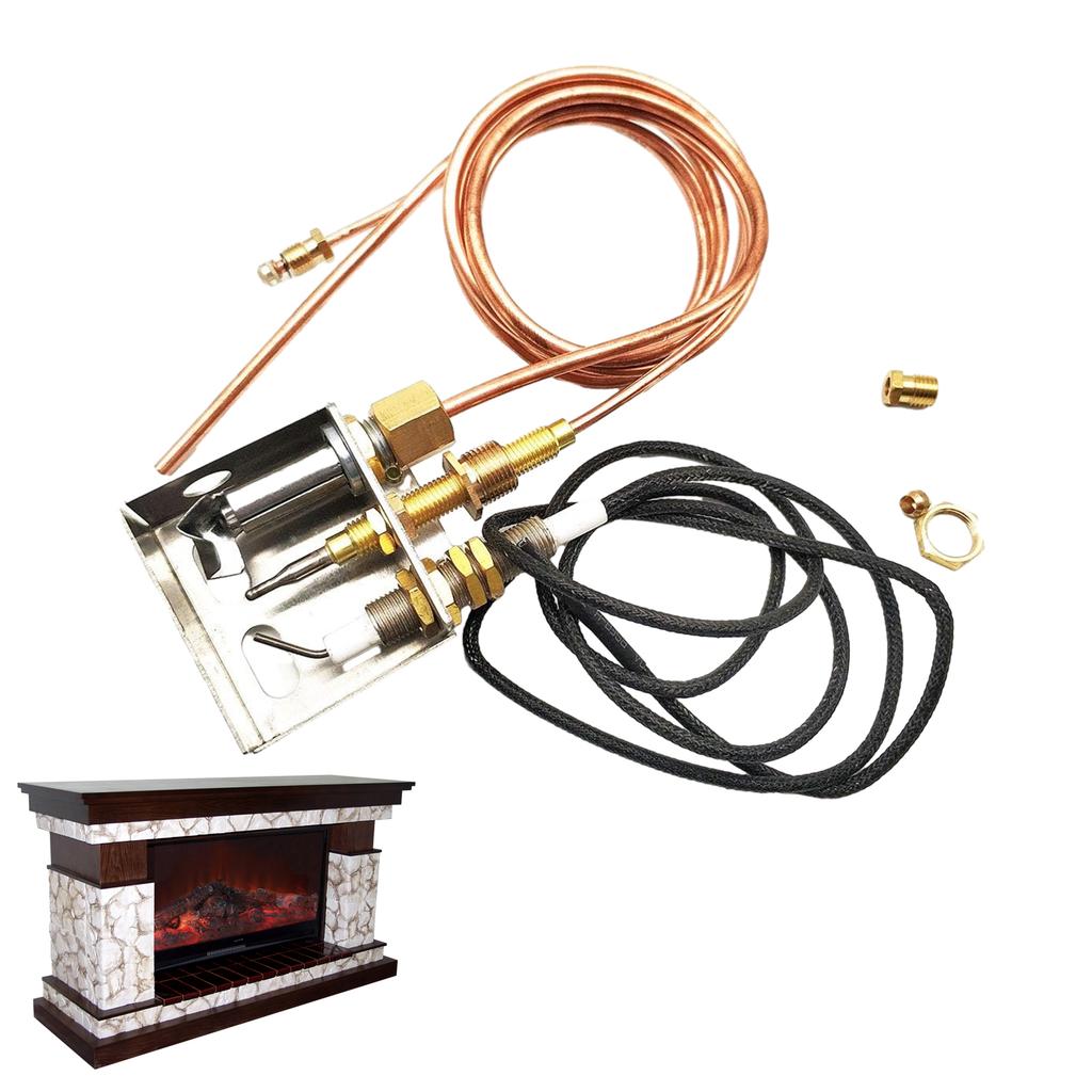 High Quality DIY Safety Replacement Part Pilots Burners Assembly for Fireplaces Propane Gas Igniter Kit Durable Reliable