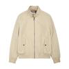 Beige Cotton Nylon Harrington Jacket by TopTen