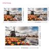 2D Holland Windmill Backdrop for Travel, Nature or Spring Festival Photoshoot