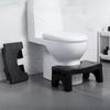 Portable Squatting Poop Foot Stool Household Non-slip Toilet Seat Stool Bathroom Folding Heightened Toilet Footstool Accessories