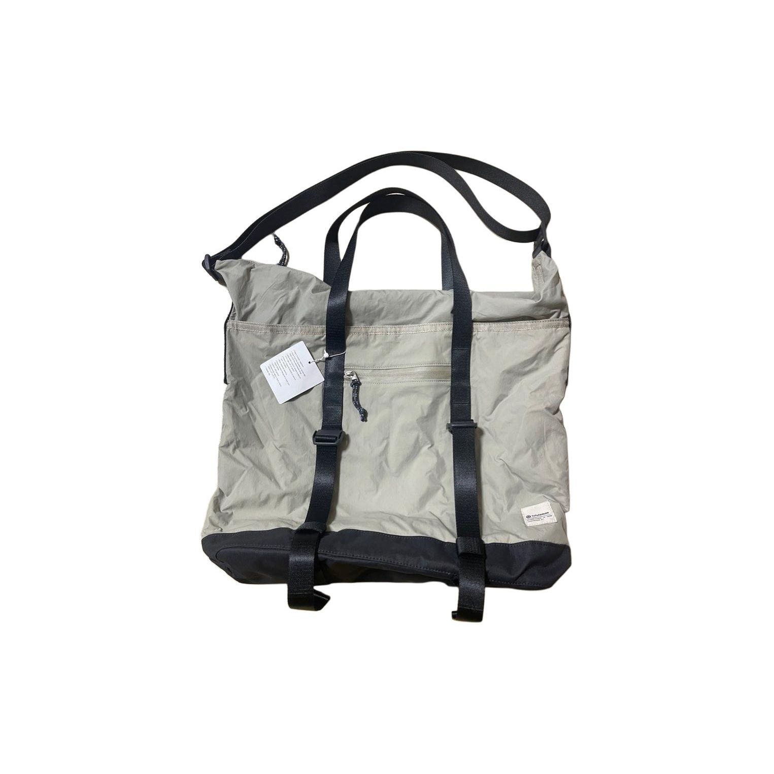 Lululemon Patch 25L Removable Shoulder Strap Polyester Single Shoulder Crossbody Tote Bag Women bags Linen LU9AS6S Linen