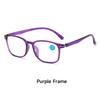 Fashion Ultralight Anti Blue Light Reading Glasses Square Frame TR90 Presbyopia Eyeglasses For Women Men Diopter  +1.0 To +4.0