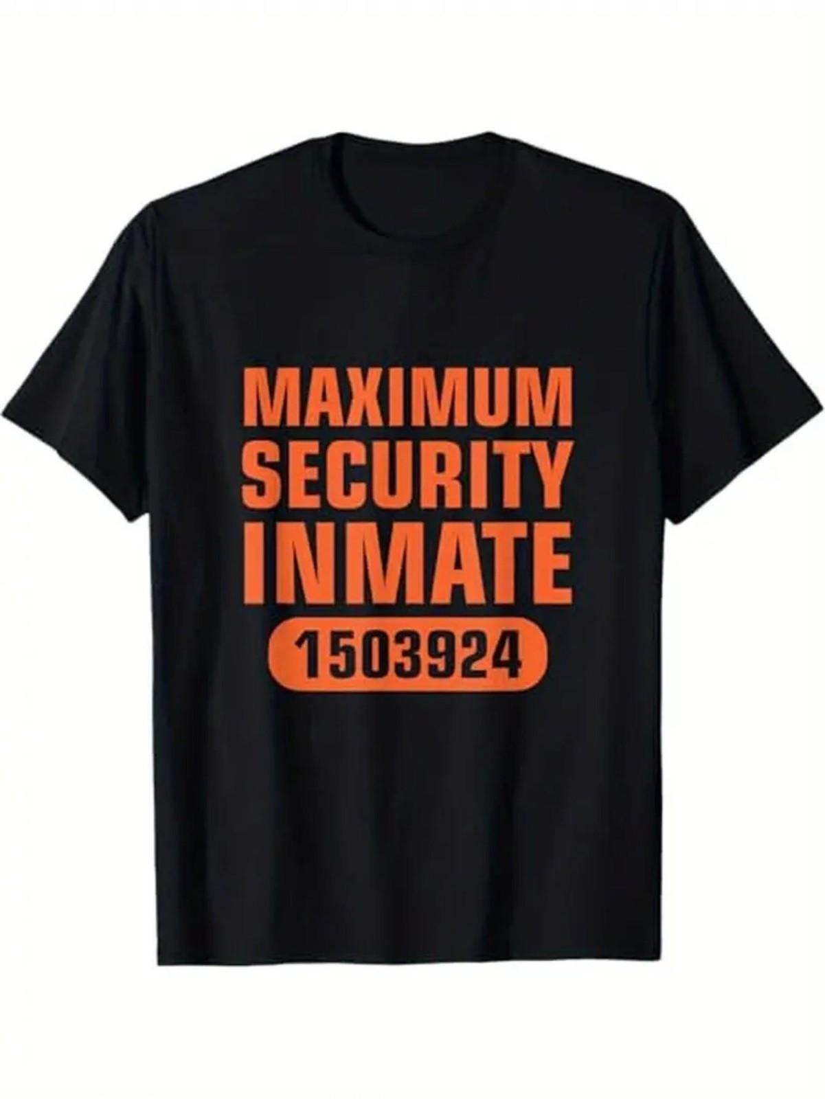 PLUS SIZE, Large Print T-Shirts, Prison Shirts, Prison T-Shirts And Prison Uni S разноцветный