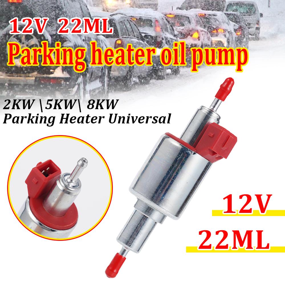 Universal 12V 22ml Diesel Fuel Pump for Webasto Eberspacher Air Heater, Parking Heater Fuel Feed Pump 12V Diesel Transfer Pump