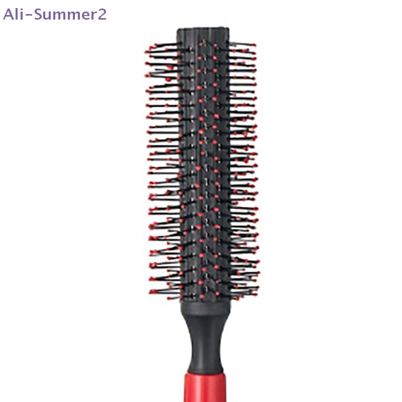 {Summer2} Anti Static Curly Hair Comb Boar Bristle Rolling Round Brush Comb Hair Styling Beauty Salon Hairdresser Curling Iron