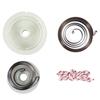 LAMELLIS Easy Starter Recoil Spring Pulley Rope Repair Kit for