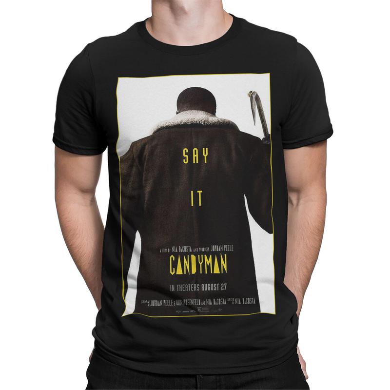 

Candyman Say It Horror Movie Tee Graphic Unisex T-Shirt L