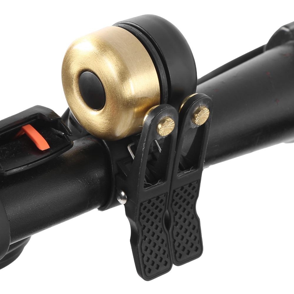 Copper Alloy Bike Bell for 21-23mm Handlebar Bike Horn Portable Bicycle Bell for Cycling