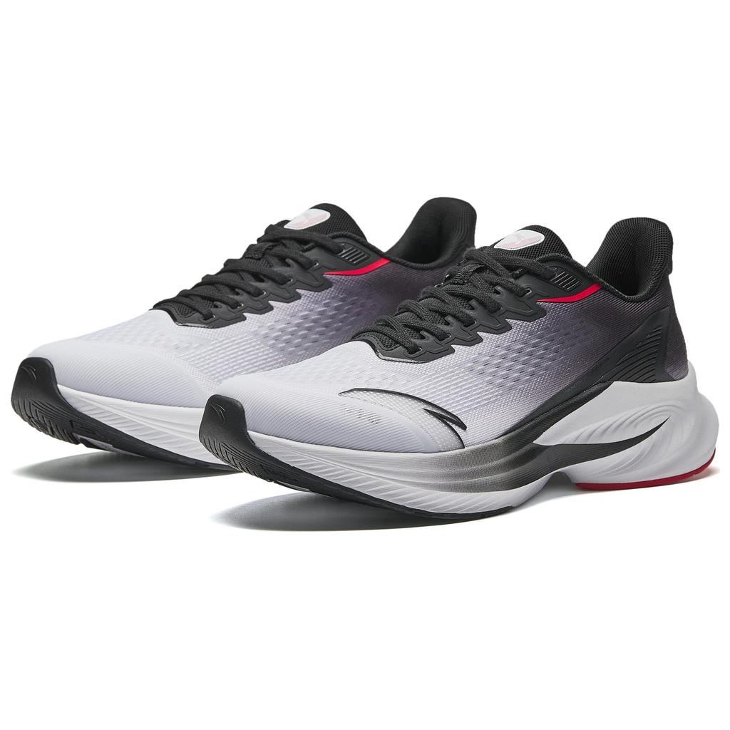 Anta Stinger 6 Low top A SHOCK Technology Physical Fitness Test & Exam Running Shoes Men's White Black 912515511-3