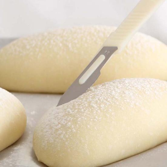 2 Stück Europäisches Brot Baguette Toast Trimmschneider Messer Slicer Bäckerei Schneidewerkzeug