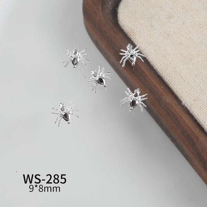 

10 шт. 3D Готические Сплавные Стразы для Нейл-арта Паутина Шармы Ювелирные Аксессуары для Дизайна Украшений на Хэллоуин