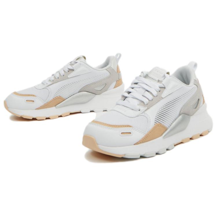 Puma Durable Comfortable Low-Top Casual Shoes Women Sneakers Brown White 392866-01
