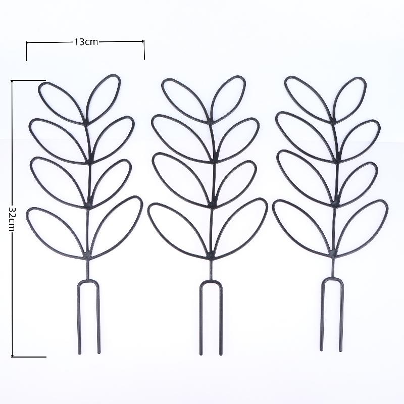 3Pcs Climbing Plant Support Frame Organizer for Shaping Vines Durable Rack for Garden Greenhouse Flowerpot