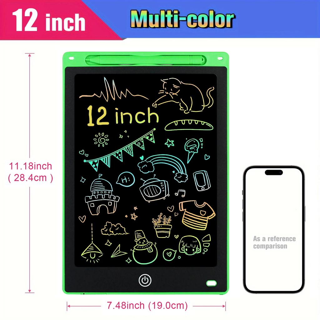 12 Inch Tablets Electronic Handwriting Pad Writing Board Drawing Tablet LCD Screen Writing Tablet Digital Graphic Toys for Child