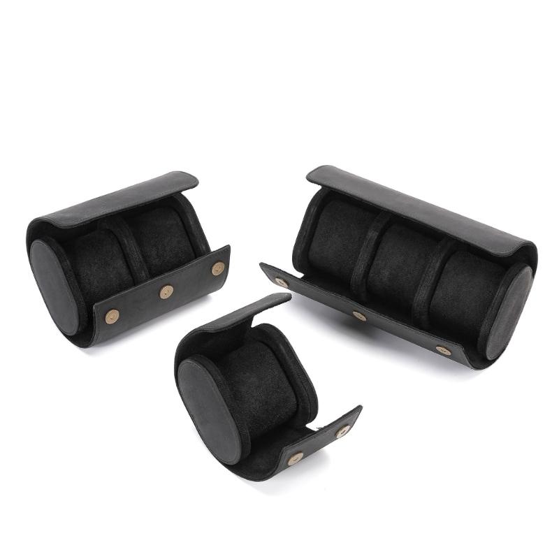 Watch Box Men Women Multifunctional 1/2/3 Grids Cowhide- Storage and Packaging Wrist Watch Boxes High Quality Gift Box