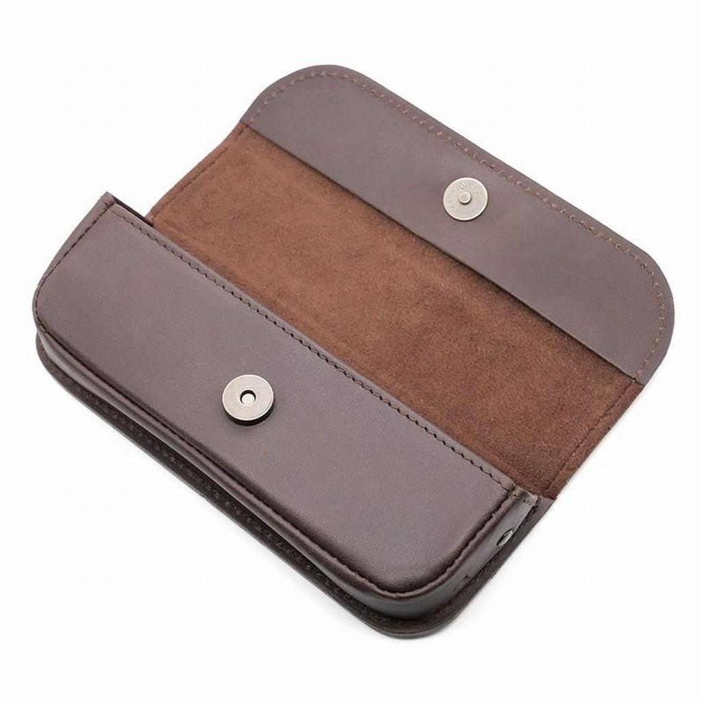 Dayan the Cat Genuine Leather Art Glasses Silver Jubilee [WACHIFIELD] Case,