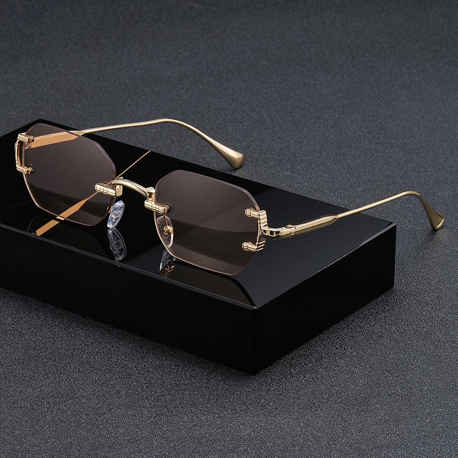 Durable High Quality Stylish High End Retro Designer Style Travel Friendly Alloy Metal Male Female Sun Glasses