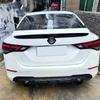 For Nissan Sentra Sylphy 2020 2021 2022 Rear Bumper Lip Diffuser with Led Lamp Exterior Accessories Tuning Auto Parts BodyKits