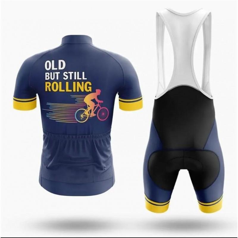 Mens Cycling Jersey Shorts Set Quick-Dry Breathable Bike Outfit Customizable Design