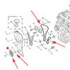 For SAIC MG RX8 Front Crankshaft Oil Seal Crankshaft Belt Turbine Oil Pump Drive Chain Timing Drive Chain 10468612  30026211