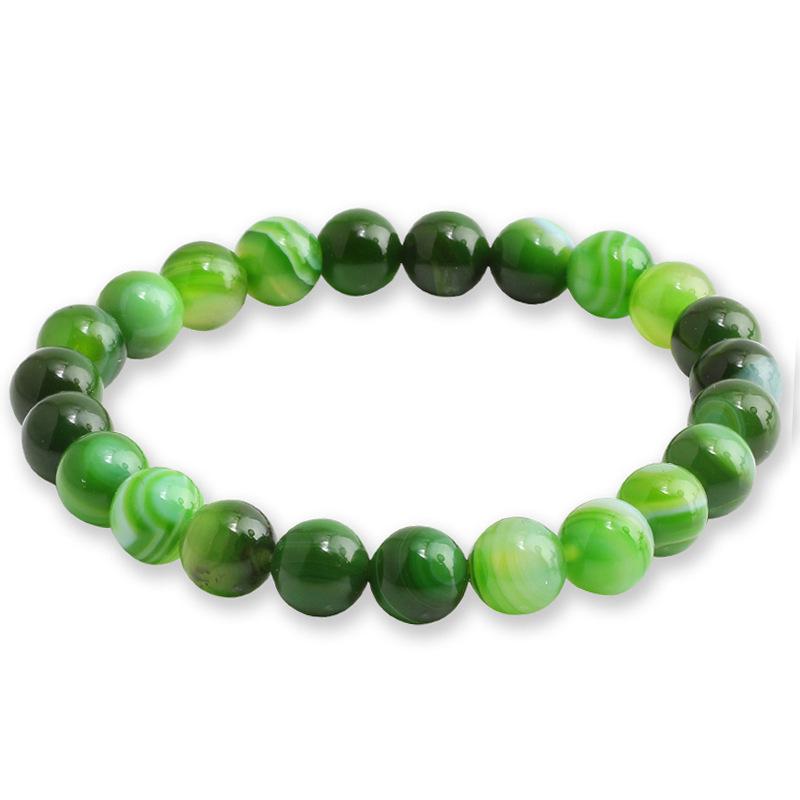 Creative Unisex Volcanic Stone & Tiger Eye Bead Bracelet