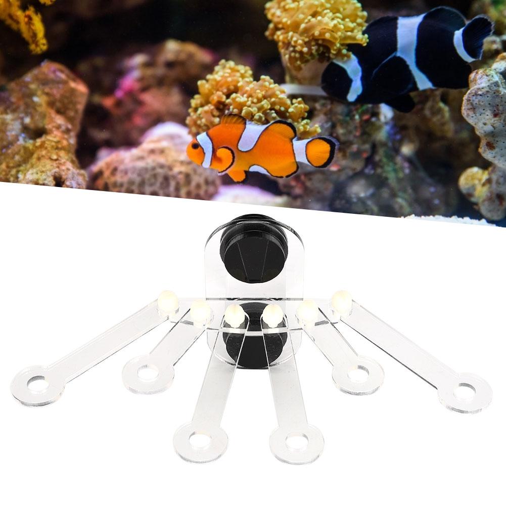 6 Hole Aquarium Fish Tank Coral Rack Bracket Acrylic Strong Magnet Coral Bracket