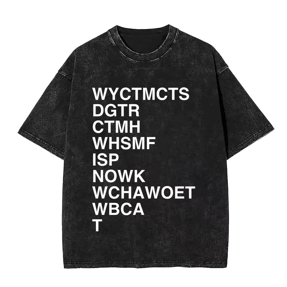 Hot Sale Heated Rivalry Heated All The Time Washed Vintage T-shirts Men Women Fashion Oversized T-shirt Male Y2k Cotton T Shirts