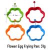 Cartoon Heart-Shaped Silicone Egg Frying Pan Ring with Handle - Nonstick Pancake Mold Cooking Tool