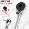 1/4 Inch Mini Ratchet Wrench 72-tooth Anticorrosion Bidirectional Wrench Magnetic Reversible Ratchet Wrench Automobile Tool