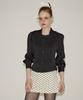 SALON DE YOHN Silky Tie Blouse_ Black
