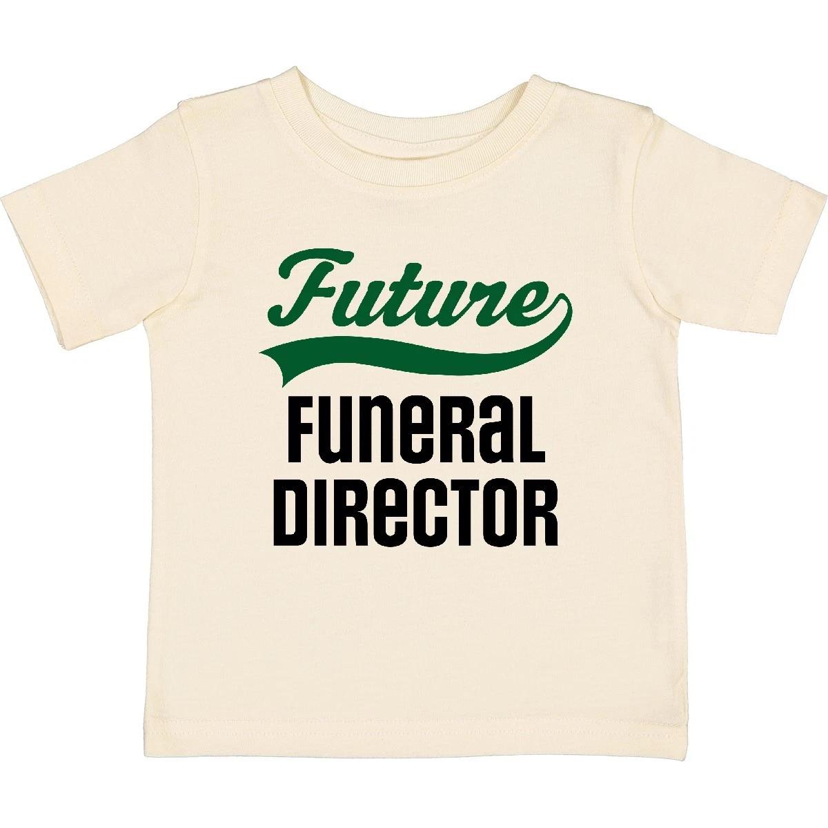 Inktastic Future Funeral Director Baby T-Shirt Training Childs Boys Infant Tees 130