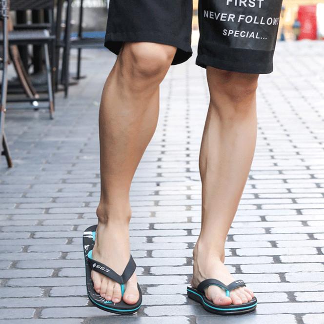 Summer Men's Flip-flops Outdoor Platform Men's Slippers Casual Flip-flops Wear Men's Style