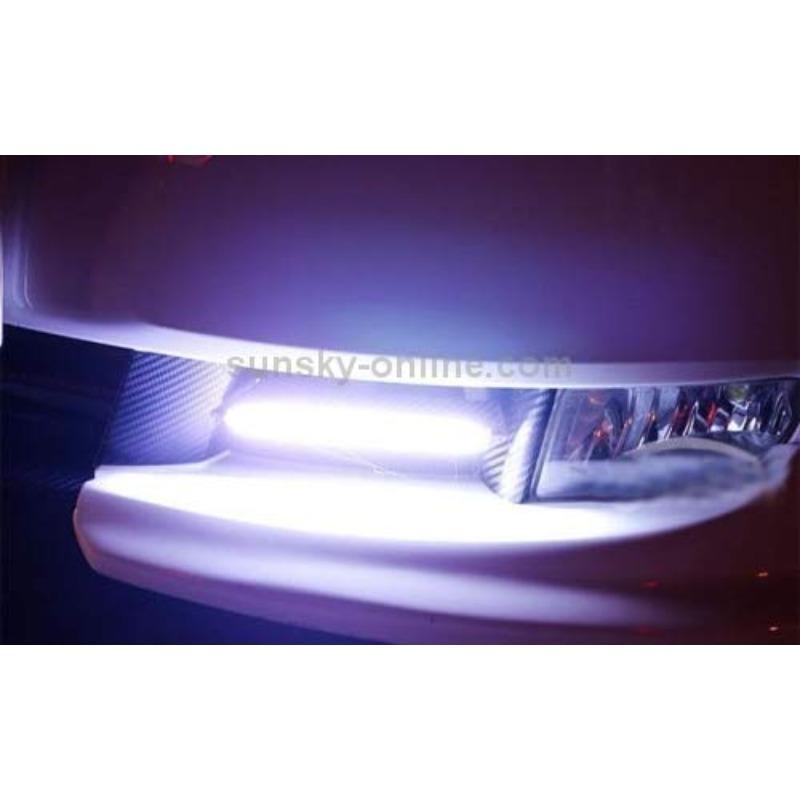 White Waterproof Flexible Silicone Highlight Auto Lamp Car Exterior Accessories Car LED Daytime Running Light DRL 2025 New