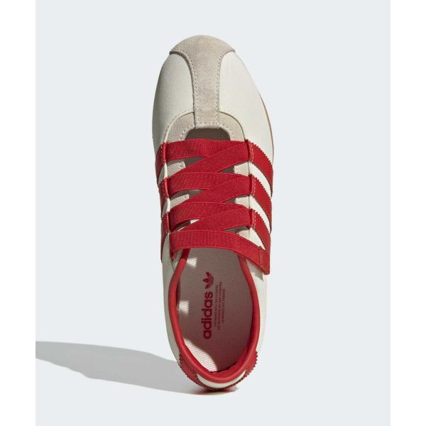 adidas Tokyo Mary Jane Cream White Red Gold Metallic Women Sneakers IH3999