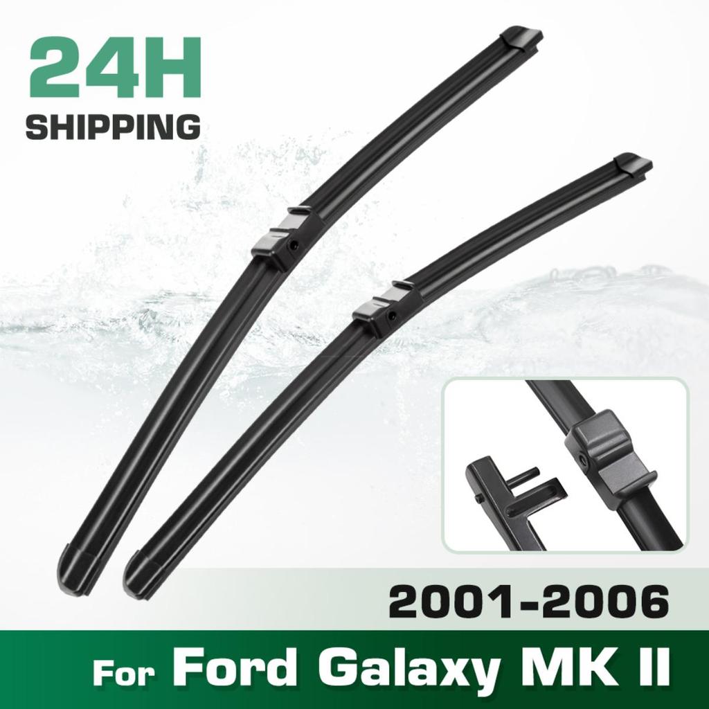 For Ford Galaxy MK II 2001-2006 2002 2003 2004 2005 Wiper Front Wiper Blades Windshield Windscreen Window Brush 28"+28