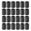 YOKIVE 100pcs Black Round Spacers Screwless Washers High Insulation Height Consistency Retention for M4