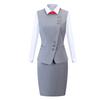 Elegant Professional Vest & Skirt Suit Set