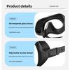 Diving Mask Can Be Configured with Eye Degree Mask Eyeglasses Scuba for Snorkeli with Tempered Glass LensesHD Wide View Antifog