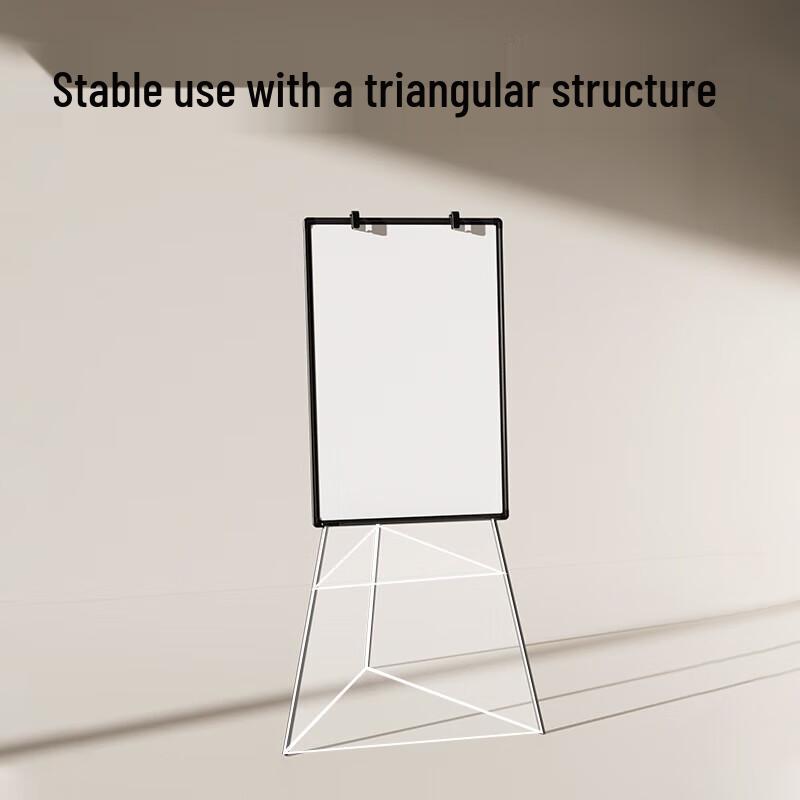 Deli 60x90cm Portable Adjustable Tripod Flip Chart Whiteboard