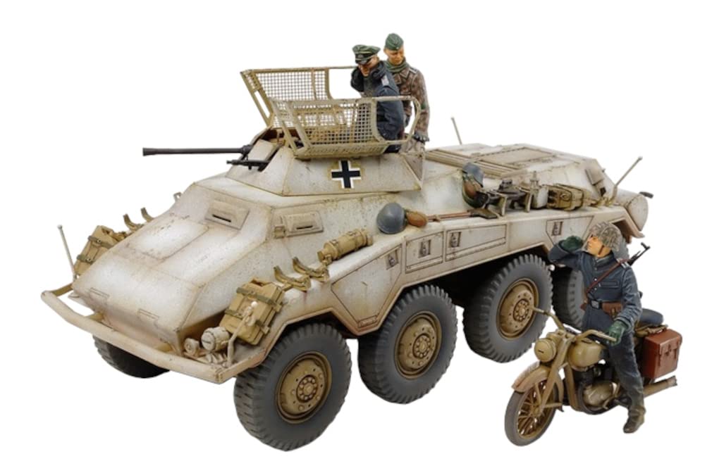 

Tamiya 135 Italeries No.19 немецкая тяжелая бронемашина Sd.Kfz.2341 (2 см пушка устанавливаемая на раму) пластиковая модель 37019 Цвет молдинга 37019-000