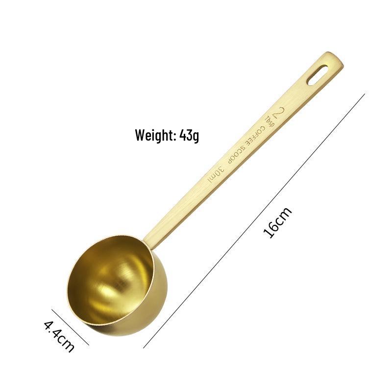 304 Stainless Steel Measuring Spoons for Milk Powder, Coffee Beans, and Flour - 15/30ML for Kitchen Baking