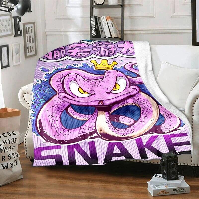 Twelve Chinese Zodiac Signs Pattern Printing Manta Sofa Bed Cover Soft  Blanket Plaid Soft Warm Flannel Throw Blankets Fans Gif