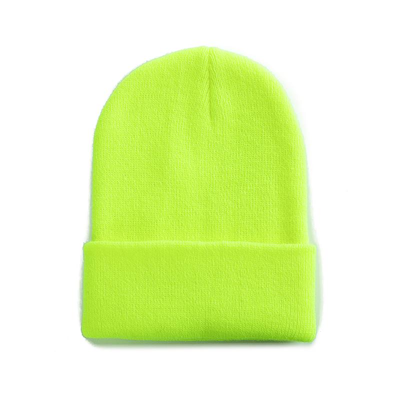New Unisex Multicolor Autumn & Winter Beanie Hat Men Women Basic Daily Beanie Soft Knitted Hat All-match Streetwear Cap