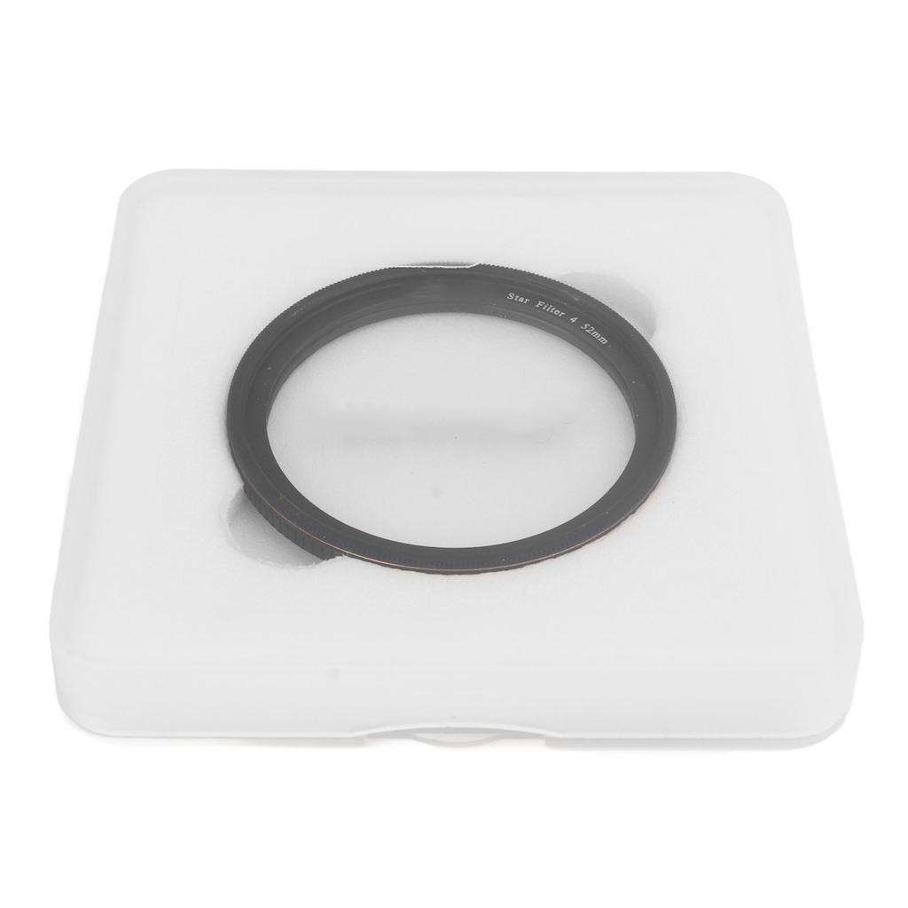 Adjustable Star Filter Anti Scratch Starburst Lens Filter 4 Points Anti Glare Coating Star Filter for DSLR Cameras