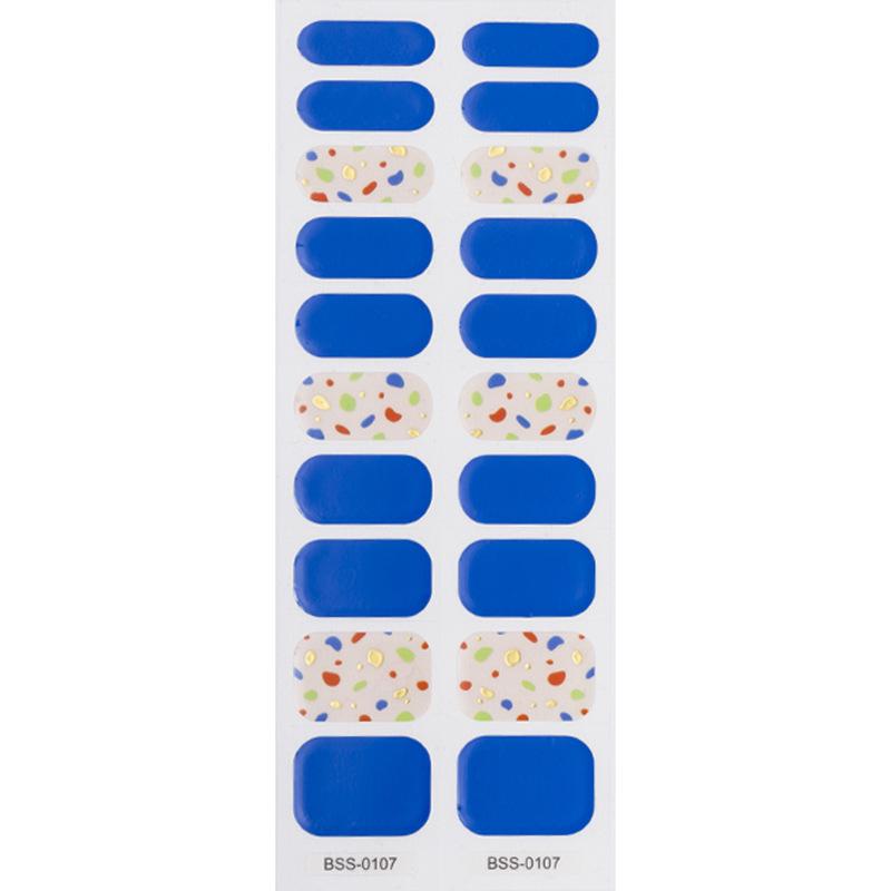 

Полуотвержденные наклейки для ногтей 5D Gilding Halo Gloss Nail Therapy наклейка