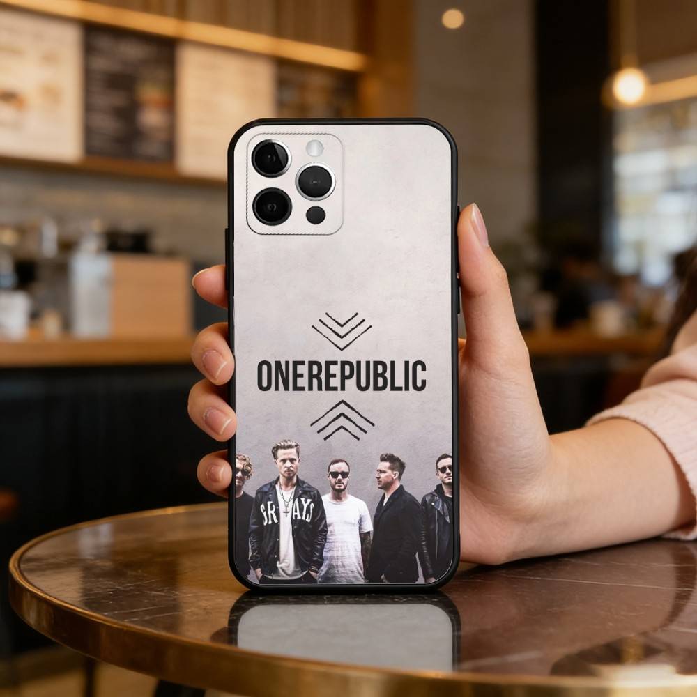 Pop Rock Band Onerepublic Soft Silicone Black Cover,Phone Case For iPhone 17,16,15,14,13,12,11 Plus,Pro Max,XS
