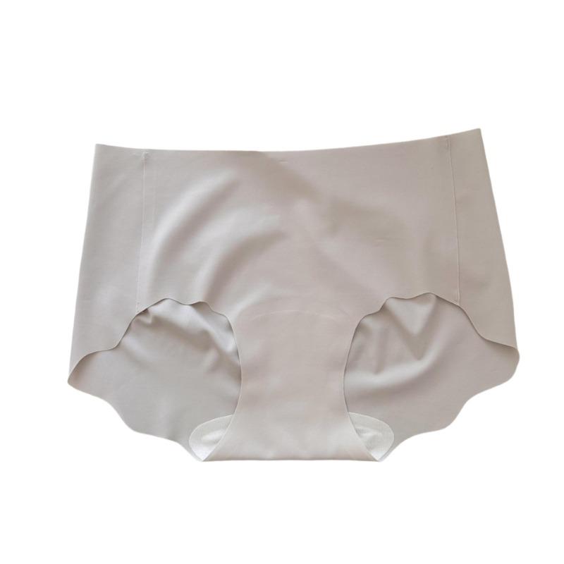 Seamless 7a Antibacterial Peach Hip Mid Waist Plus Size Women Invisible Breathable Briefs