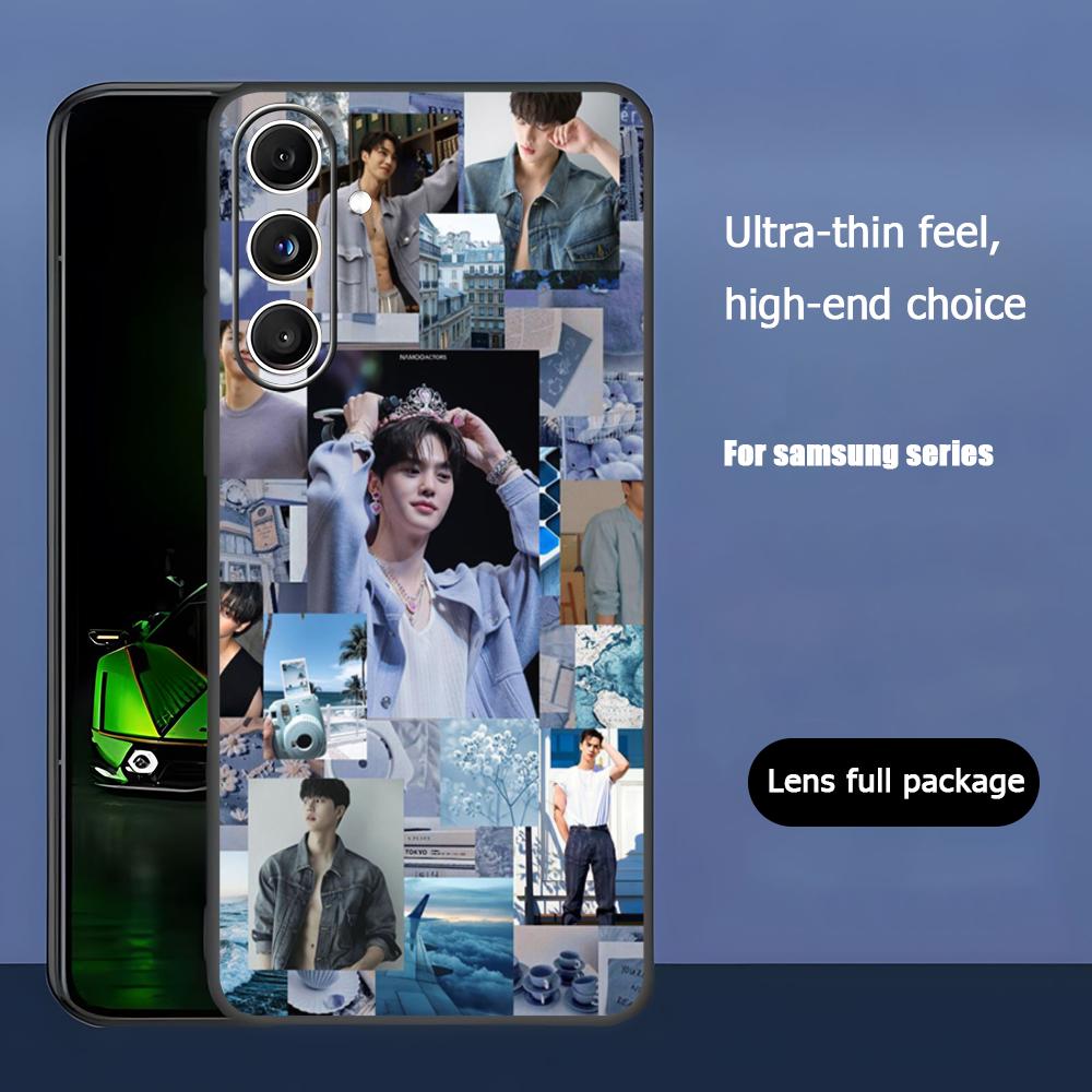 Star S-Song K-Kang Phone Case For Samsung Galaxy S25 S24 S23 S22 S21 S20 Plus Ultra Note20 Soft Black