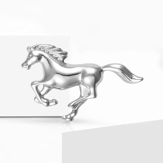 Retro brož kůň Cvalající kůň Klopový odznak Dekorativní brož s koněm Odznak Oblečení Doplněk